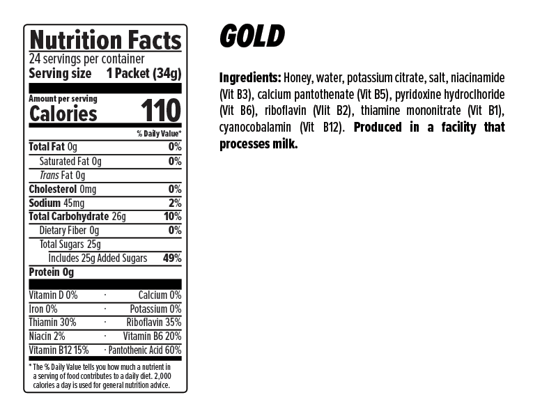 Nutritional information Nutritional information