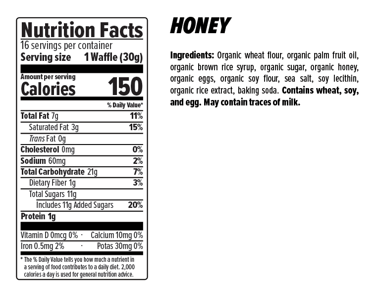 Nutritional information Nutritional information