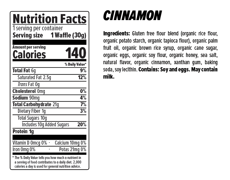 Nutritional information Nutritional information