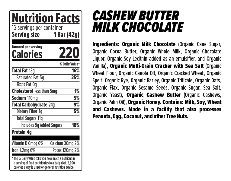 Nutritional information Nutritional information