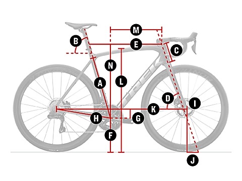 Trek EMonda Geometry Chart Trek EMonda Geometry Chart