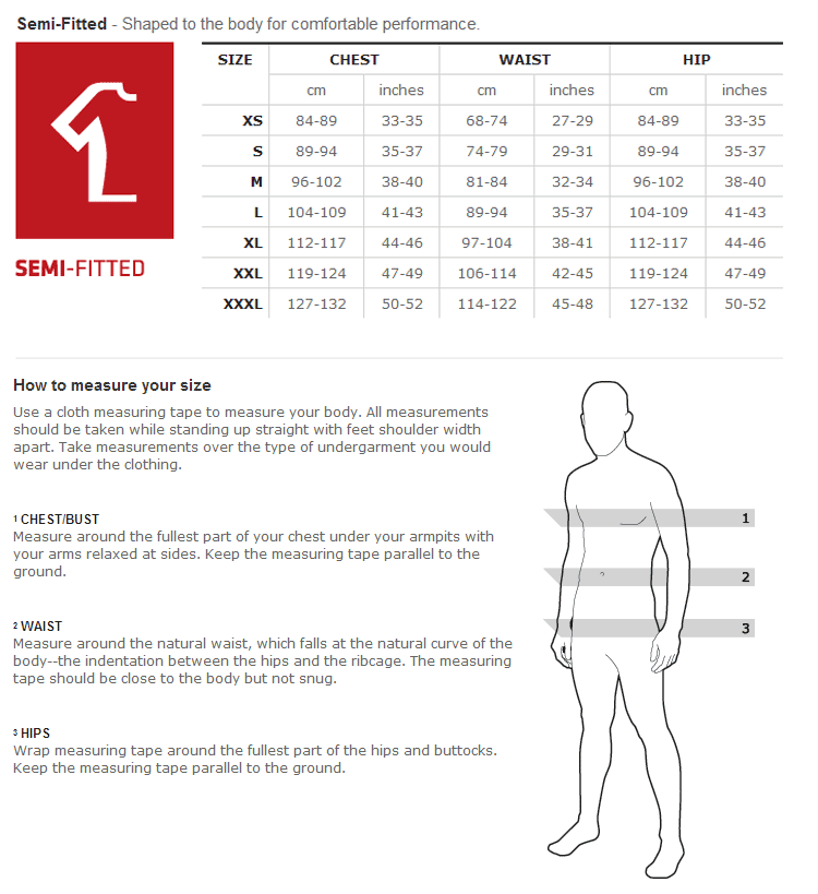 Bontrager size chart Bontrager size chart