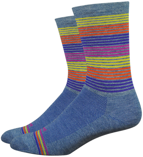 DeFeet Wooleator Comp 6-inch Business Time Socks DeFeet Wooleator Comp 6-inch Business Time Socks