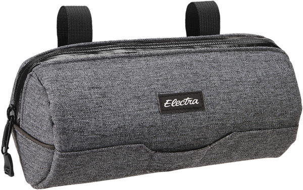 Electra Heather Charcoal Cylinder Handlebar Bag Electra Heather Charcoal Cylinder Handlebar Bag