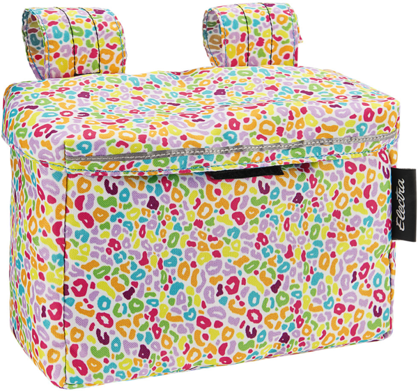 Electra Leopard Velcro Handlebar Bag with Lid Electra Leopard Velcro Handlebar Bag with Lid