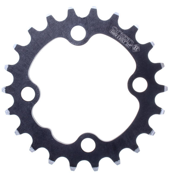 Origin8 Alloy Ramped Chainring 22-Tooth - 64 BCD/4-Bolt Origin8 Alloy Ramped Chainring 22-Tooth - 64 BCD/4-Bolt