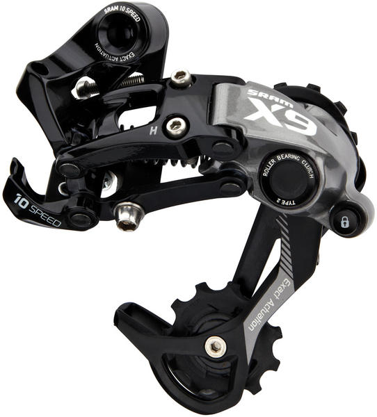 SRAM X9 Type 2 10-Speed Rear Derailleur SRAM X9 Type 2 10-Speed Rear Derailleur