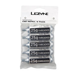 Lezyne 25g CO2 Cartridges (5-pack) 