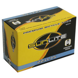 Sunlite Standard Schrader Valve Tube 22 x 1.75