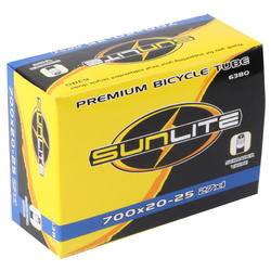 Sunlite Standard Schrader Valve Tube 700 x 20-25 (27 x 1)